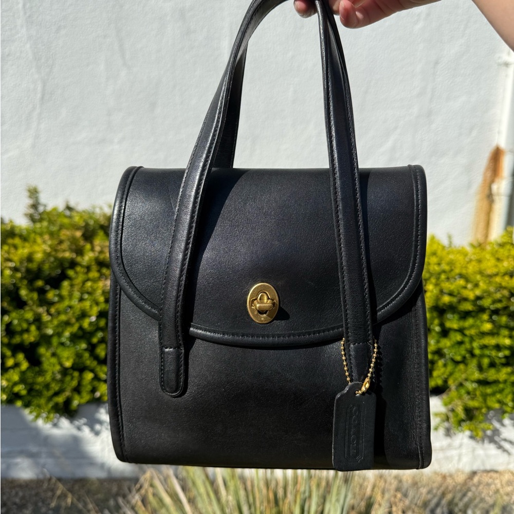 Vintage Coach Belmont Satchel Bag 9088